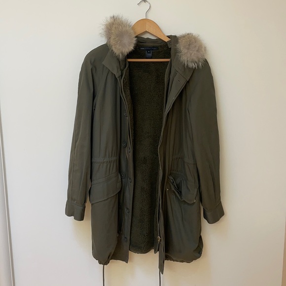 Marc by Marc Jacobs Fur Trimmed Utility Jacket - Picture 2 of 9